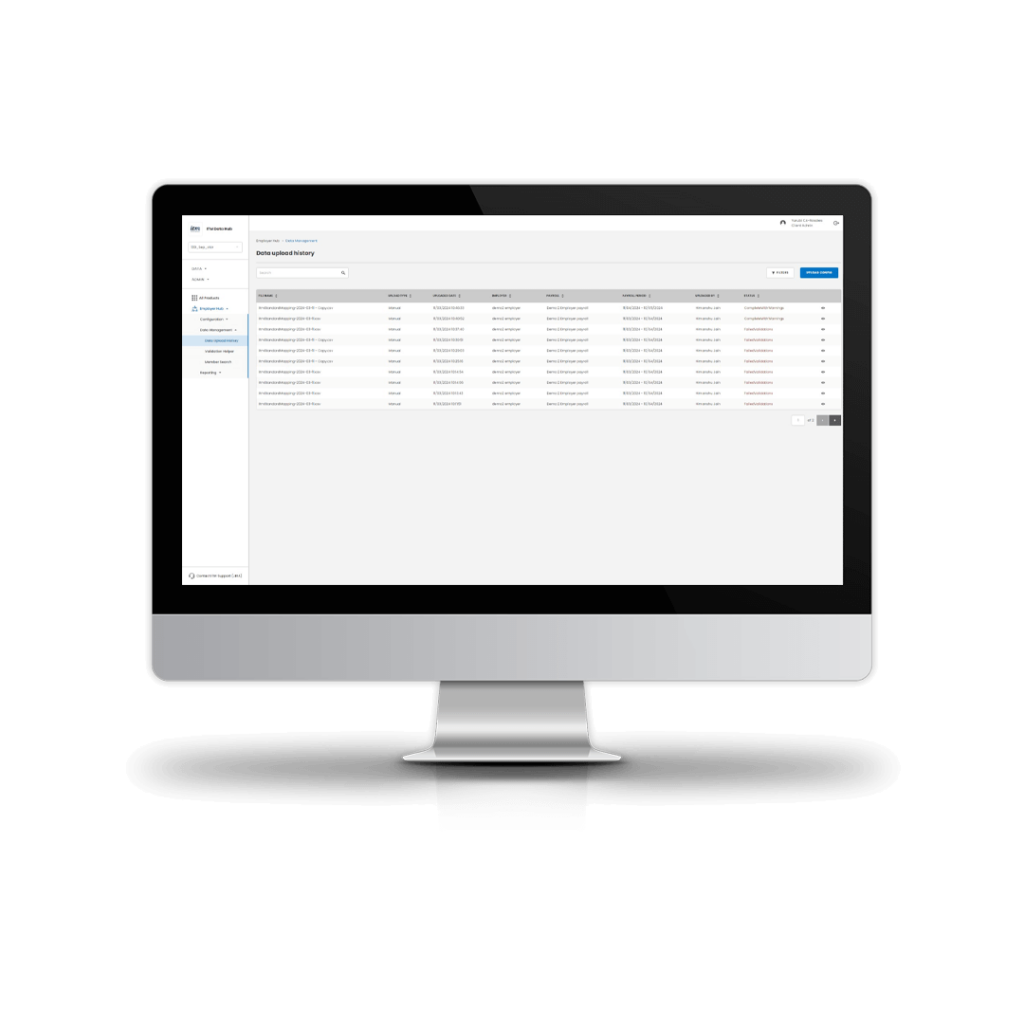 mock dashboard for ITM